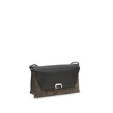 Brunello Cucinelli Black Leather Shoulder Bag